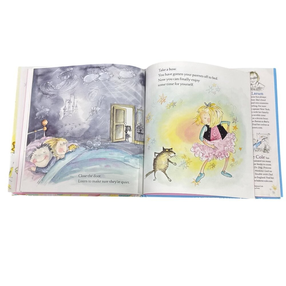 How To Put Your Parents To Bed Hardcover Children's Book By Mylisa Larsen & Babe - Picture 4 of 5